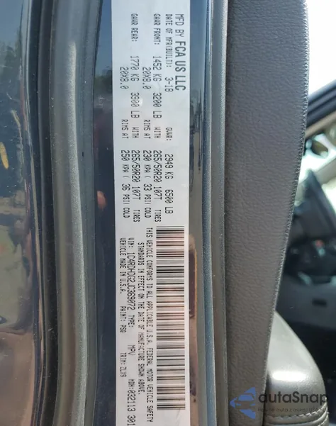 2018 Dodge Durango Gt z USA, uszkodzony, nr VIN 1C4RDHDG2JC369072